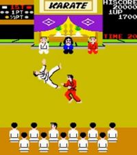 une photo d'Ã©cran de Karate Champ sur Arcade